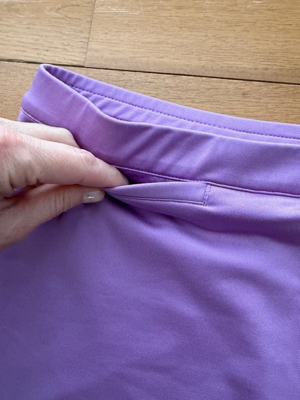Adidas Climacool Golf Skirt Women Size 10 Purple Pink Lined Bike Shorts